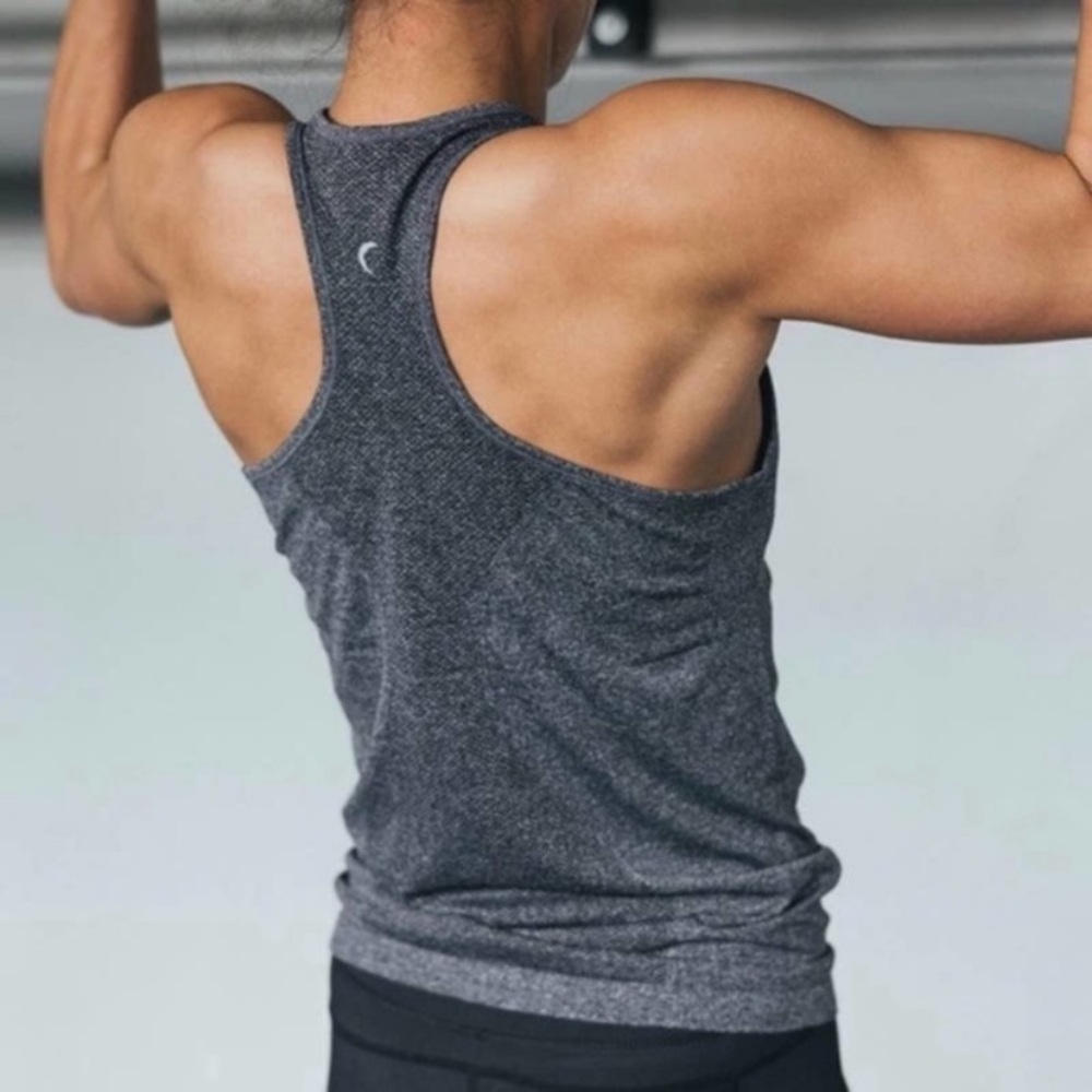 Zyia Gray Copper Charged Seamless Tank